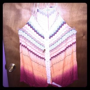 Tunic length summer top